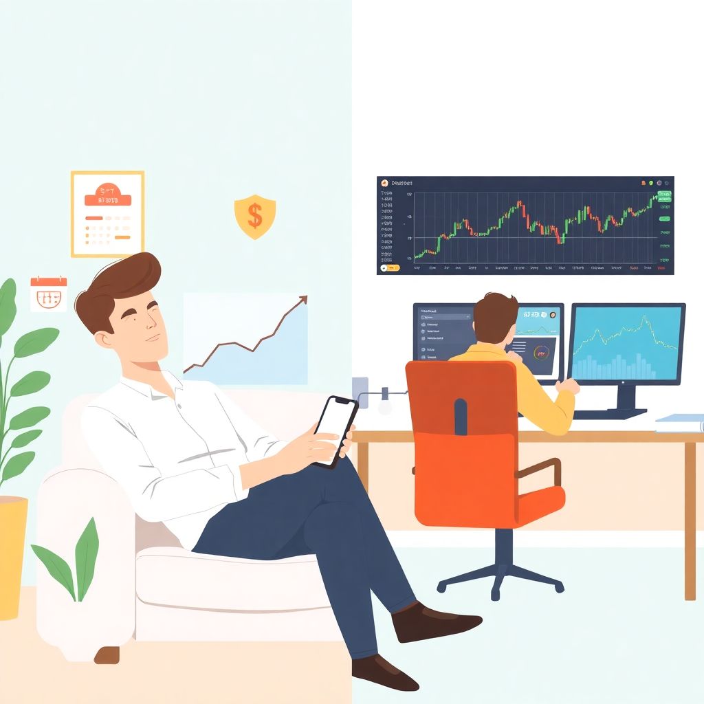 Популярные инвестиционные стратегии: пассивный индексный подход и активный трейдинг